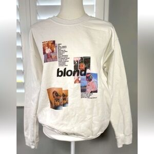 Frank Ocean Blonde‎ Crewneck Adult M Graphic Print August 2016 Boys Don’t Cry